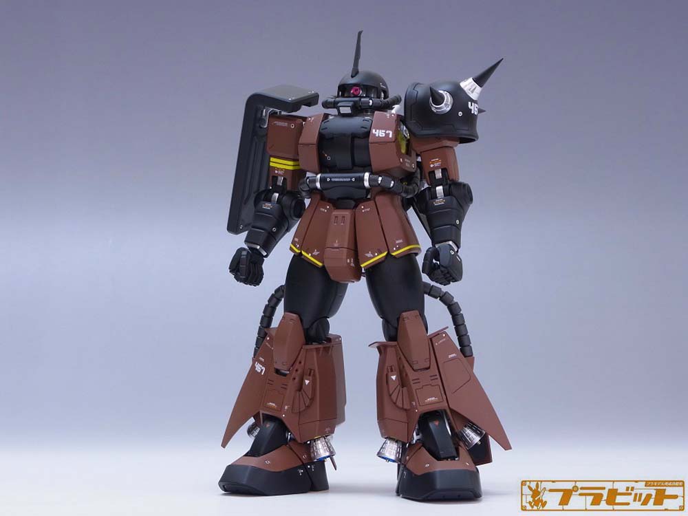 製作代行紹介「MG 1/100 ギャビーハザード専用ザクII 全塗装+改修 ...