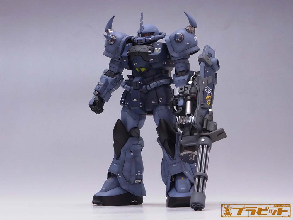 製作代行紹介「MG 1/100 MS-07B-3 グフカスタム」全塗装+改修プラン 