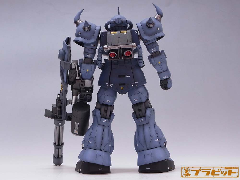 製作代行紹介「MG 1/100 MS-07B-3 グフカスタム」全塗装+改修プラン 