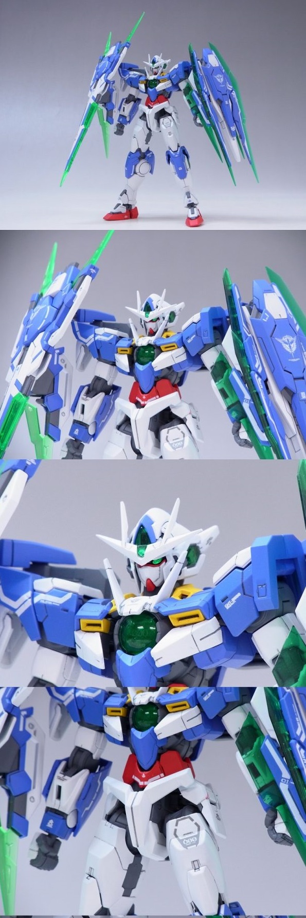 今すぐ飾れるガンプラ】RG 1/144 ダブルオークアンタフルセイバー 塗装 