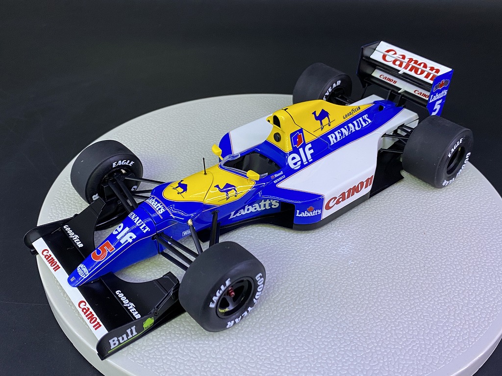 今すぐ飾れるプラモデル】フジミ 1/20 ウィリアムズ FW14B 1992 塗装