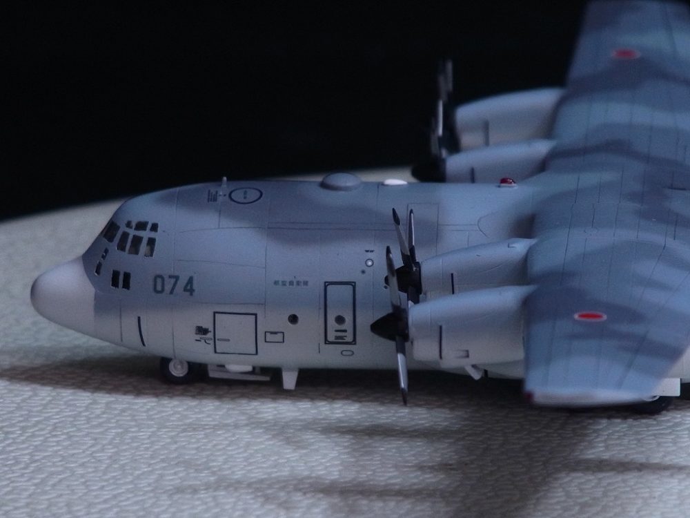 製作代行紹介「ハセガワ 1/200 航空自衛隊 C-130H ハーキュリーズ グレースキーム」航空機全塗装プラン プラビット