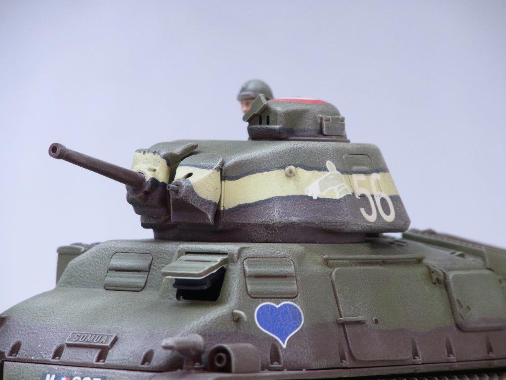 製作代行紹介「タミヤ 1/35 フランス中戦車 ソミュアS35」戦車全塗装