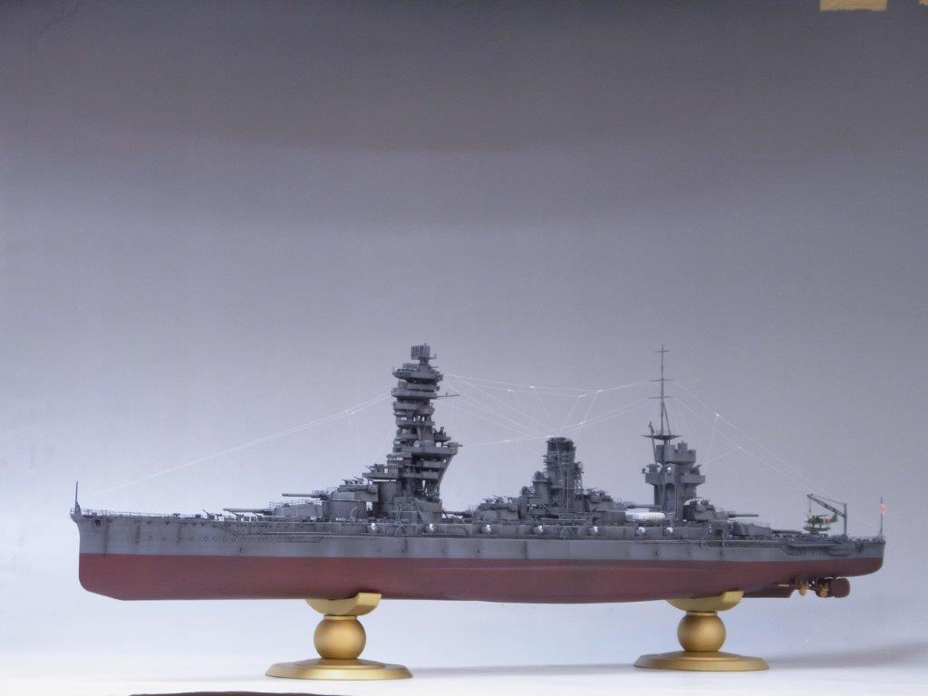 製作代行紹介フジミ  旧日本海軍戦艦 扶桑艦船模型全塗装