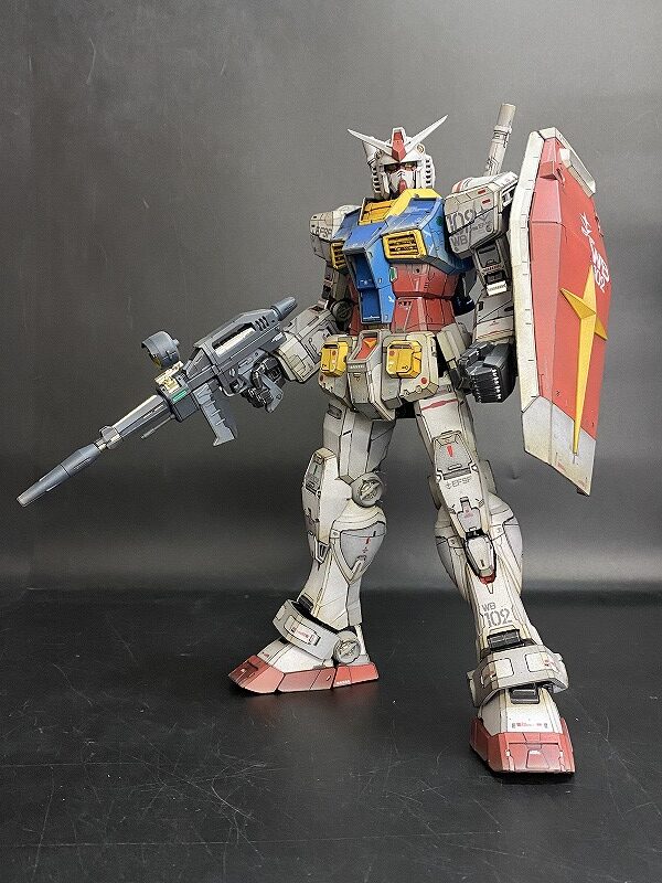 製作代行紹介 バンダイ ガンプラ Pg 1 60 Pg Unleashed Rx 78 2 ガンダム 全塗装 ウェザリングプラン プラビット