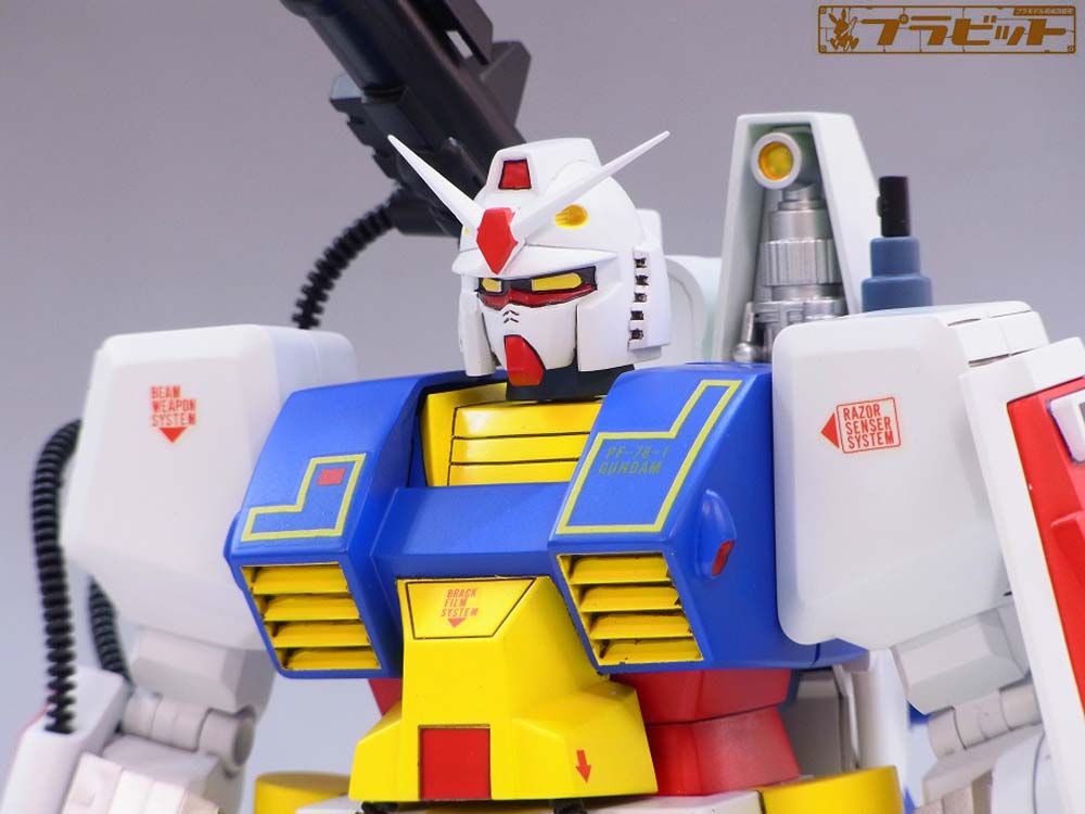 製作代行紹介「バンダイ 旧キット 1/100 パーフェクトガンダム」全塗装