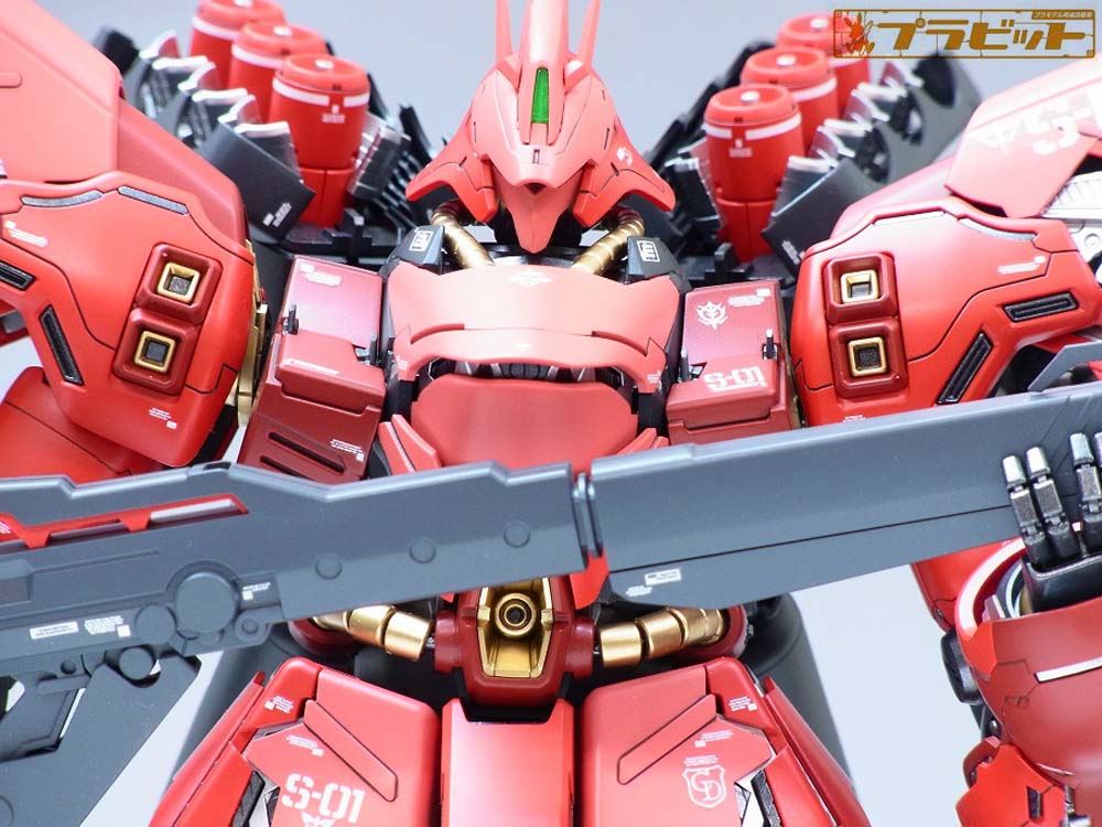 MG 1/100 MSN-04 サザビー ガンプラ　メタリック塗装 製作代行紹介「バンダイ MG 1/100 MSN-04 サザビー Ver.ka」ガンプラ全