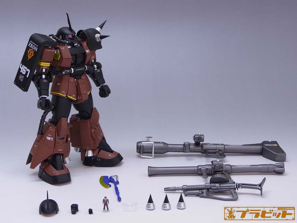 製作代行紹介「バンダイ MG 1/100 ギャビーハザード専用ザクII」全塗装