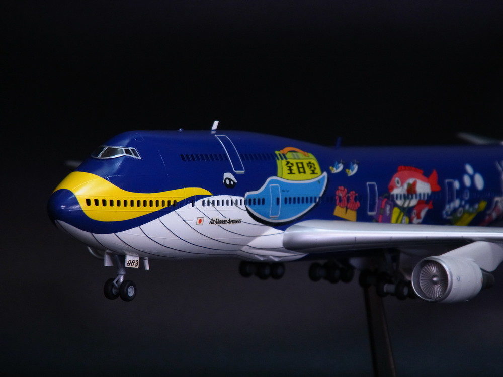 製作代行紹介「ハセガワ 1/200 全日空B－747－400D（マリンジャンボ
