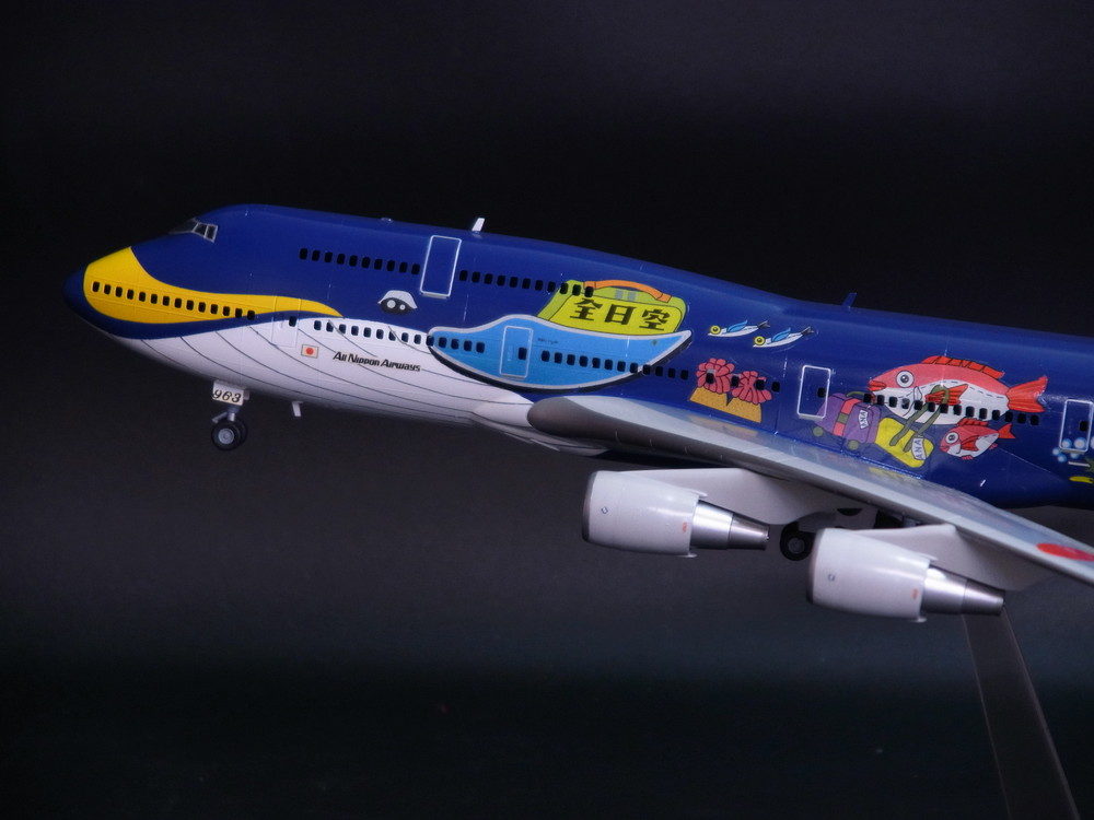 製作代行紹介「ハセガワ 1/200 全日空B－747－400D（マリンジャンボ